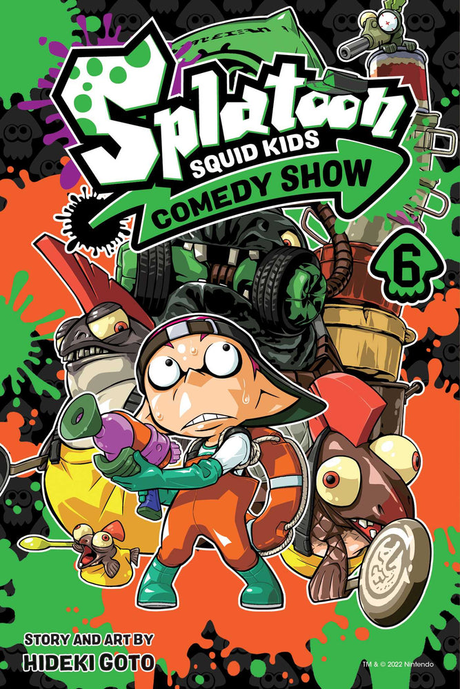 Front Cover Splatoon: Squid Kids Comedy Show, Vol. 06 ISBN 9781974732210 - Manga - Image - Pop Weasel