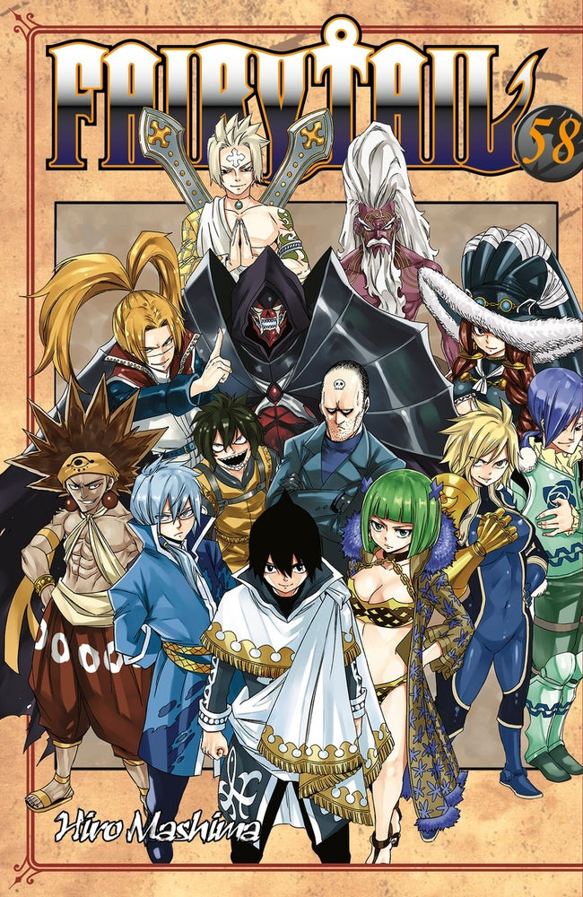 Front Cover Fairy Tail 58 ISBN 9781632363343 - Manga - Image - Pop Weasel