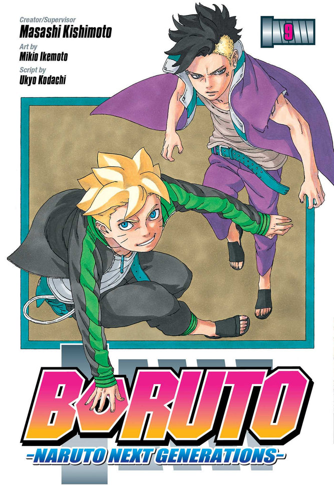 Front Cover Boruto: Naruto Next Generations, Vol. 09 ISBN 9781974717026 - Manga - Image - Pop Weasel