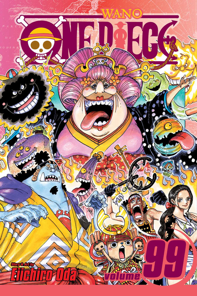 Front Cover One Piece, Vol. 99 ISBN 9781974729005 - Manga - Image - Pop Weasel