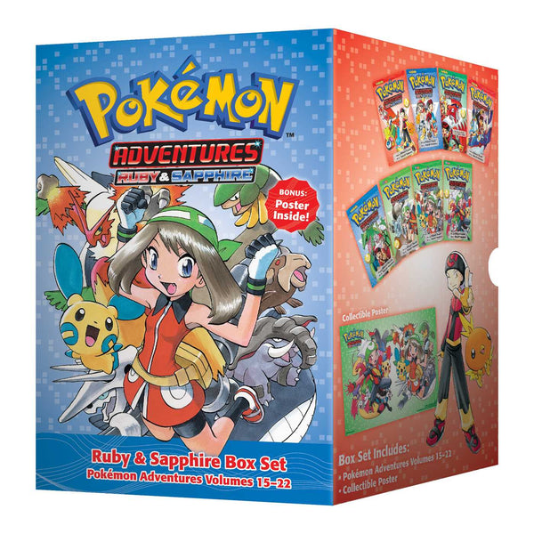 Pokémon Adventures Ruby & Sapphire Box Set Includes Volumes 15-22