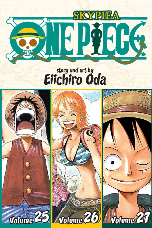 Front Cover One Piece (Omnibus Edition), Vol. 09 Includes vols. 25, 26 & 27 ISBN 9781421555034
