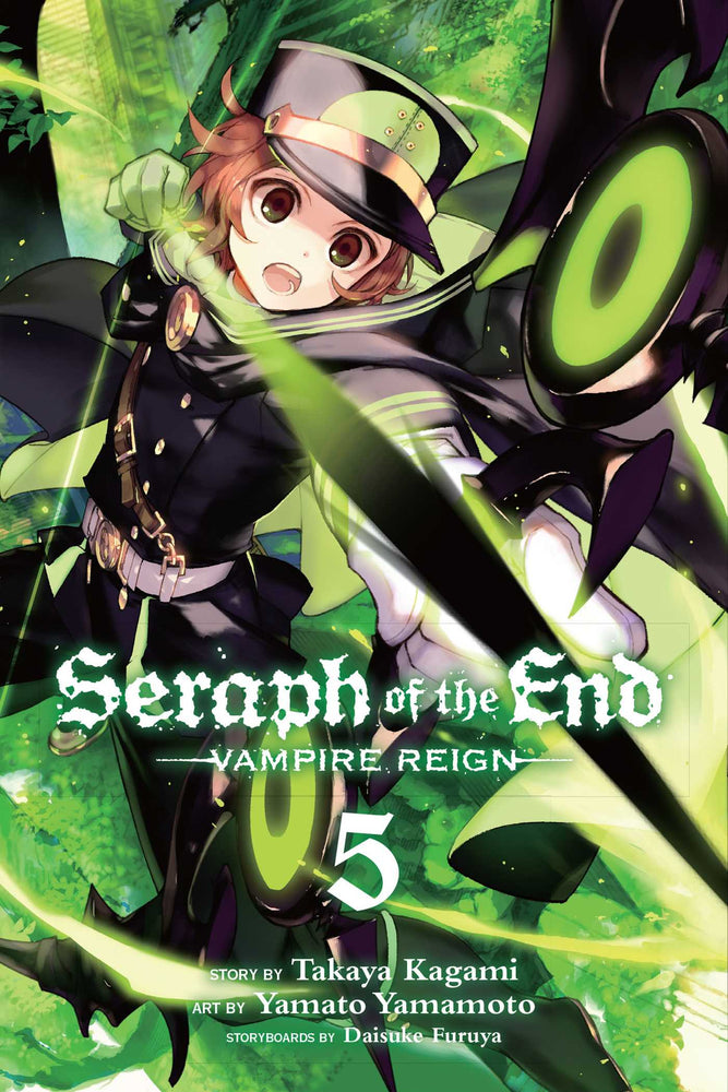 Front Cover Seraph of the End, Vol. 05 Vampire Reign ISBN 9781421578699 - Manga - Image - Pop Weasel