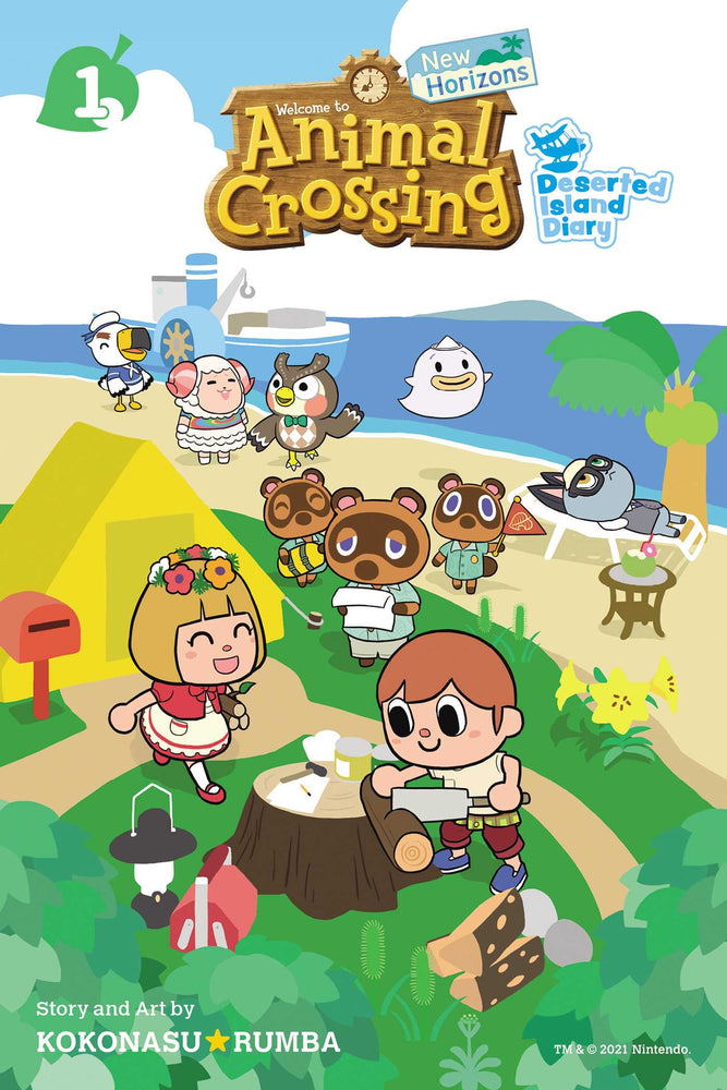 Front Cover Animal Crossing: New Horizons, Vol. 01 ISBN 9781974725922 - Manga - Image - Pop Weasel