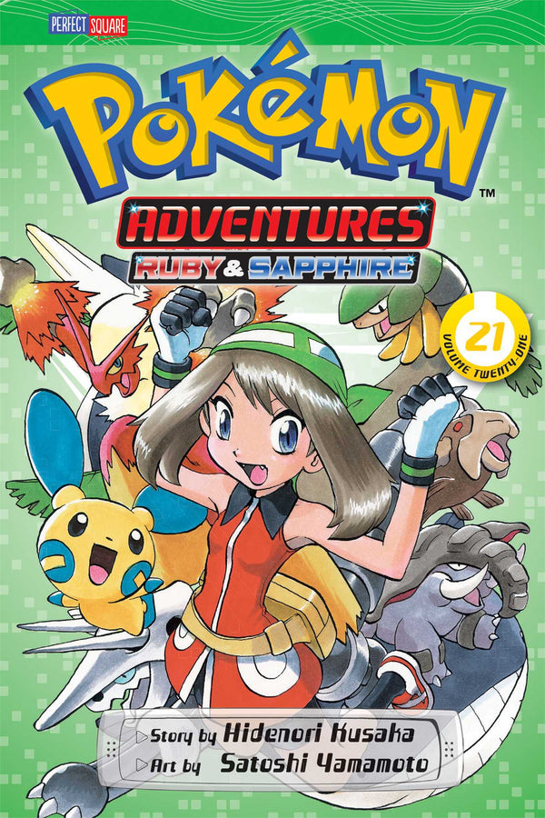 Front Cover - Pokémon Adventures (Ruby and Sapphire), Vol. 21 - Pop Weasel