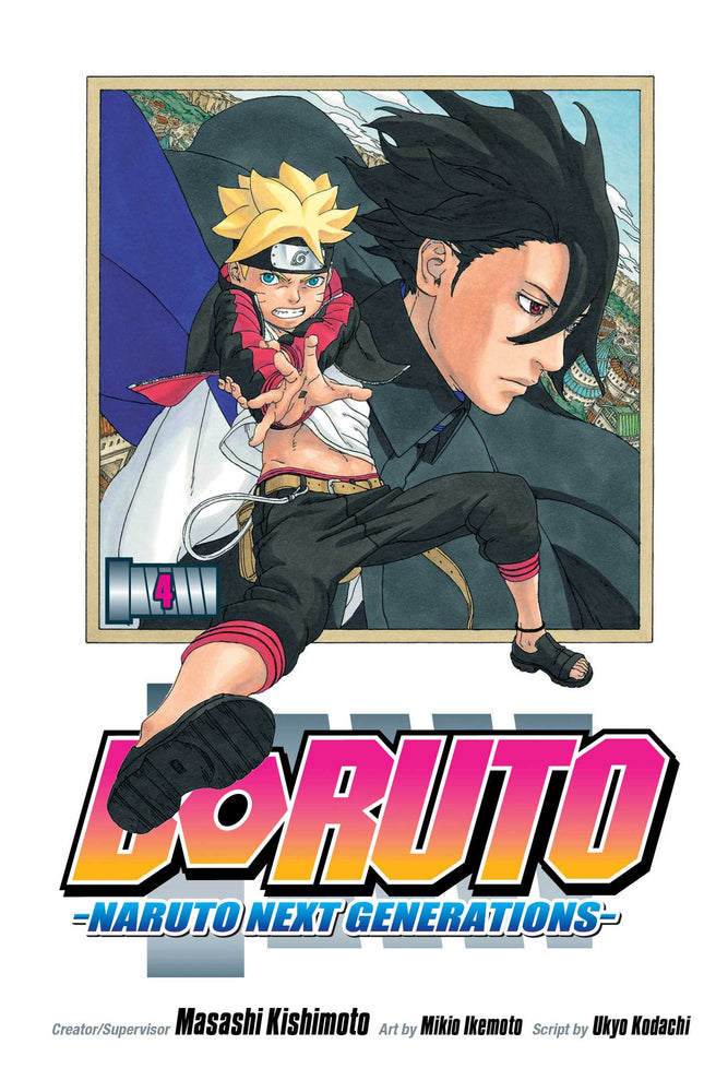 Front Cover Boruto: Naruto Next Generations, Vol. 04 ISBN 9781974701407 - Manga - Image - Pop Weasel