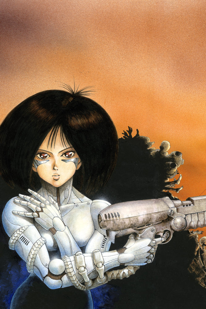 Front Cover - Battle Angel Alita Deluxe 1 (Contains Vol. 1-2) - Pop Weasel - Manga - Image - Pop Weasel