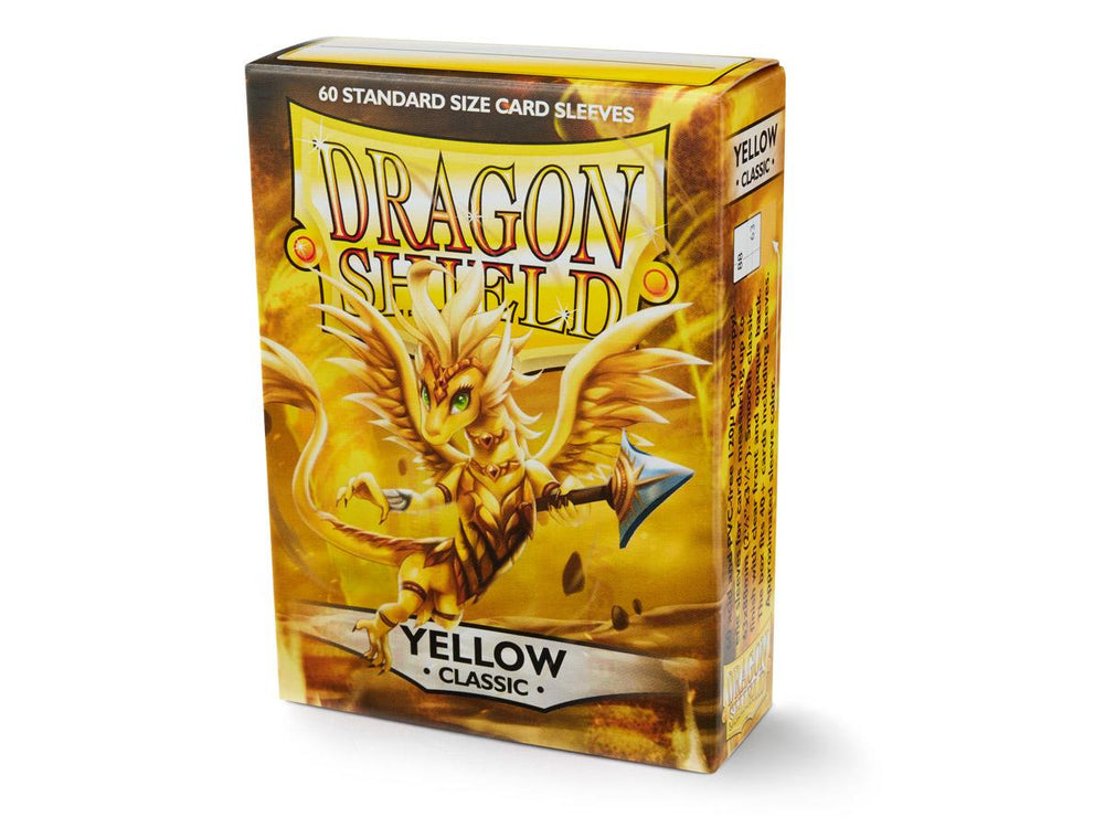 Pop Weasel Image of Sleeves - Dragon Shield - Box 60 - Classic Yellow - TCG Accessories - Image - Pop Weasel