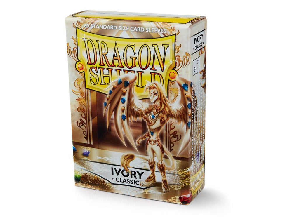 Pop Weasel Image of Sleeves - Dragon Shield - Box 60 - Classic Ivory - TCG Accessories - Image - Pop Weasel