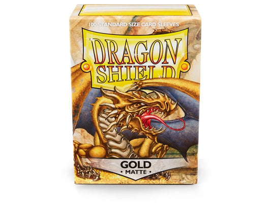 Pop Weasel Image of Sleeves - Dragon Shield - Box 100 - Gold MATTE