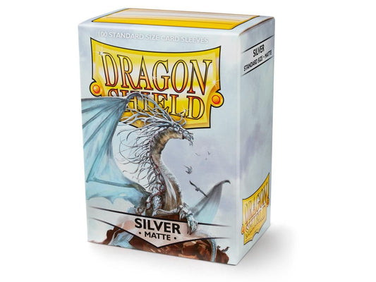 Pop Weasel Image of Sleeves - Dragon Shield - Box 100 - Silver MATTE