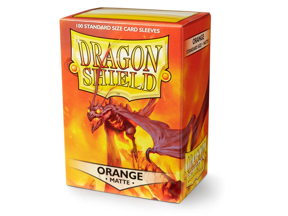 Pop Weasel Image of Sleeves - Dragon Shield - Box 100 - Orange MATTE - TCG Accessories - Image - Pop Weasel