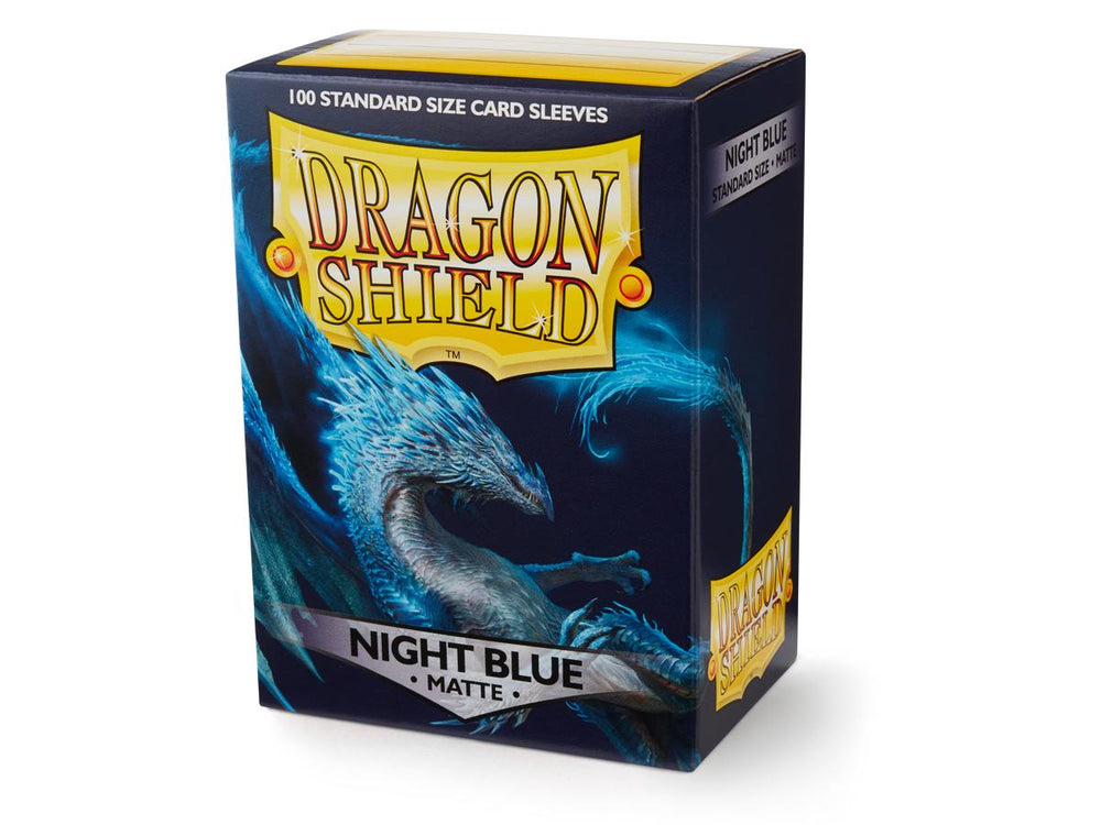 Pop Weasel Image of Sleeves - Dragon Shield - Box 100 - Night Blue MATTE - TCG Accessories - Image - Pop Weasel