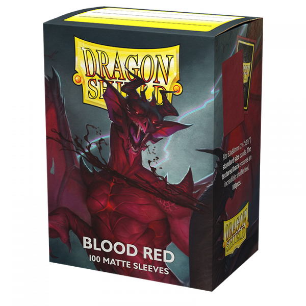 Pop Weasel Image of Sleeves - Dragon Shield - Box 100 - Blood Red MATTE