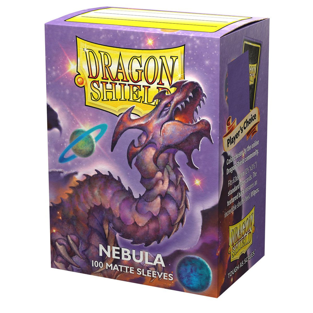 Pop Weasel Image of Sleeves - Dragon Shield - Box 100 - Nebula Purple MATTE - TCG Accessories - Image - Pop Weasel