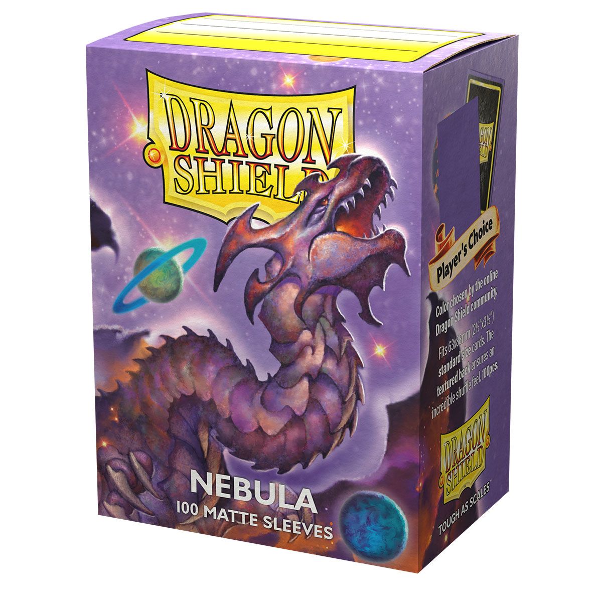 Pop Weasel Image of Sleeves - Dragon Shield - Box 100 - Nebula Purple MATTE