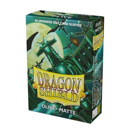 Pop Weasel Image of Sleeves - Dragon Shield Japanese - Box 60 - Olive Matte