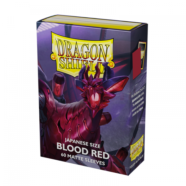 Pop Weasel Image of Sleeves - Dragon Shield Japanese - Box 60 - Blood Red Matte