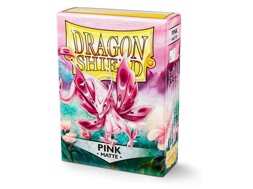 Pop Weasel Image of Sleeves - Dragon Shield - Box 60 - Matte Pink - TCG Accessories - Image - Pop Weasel