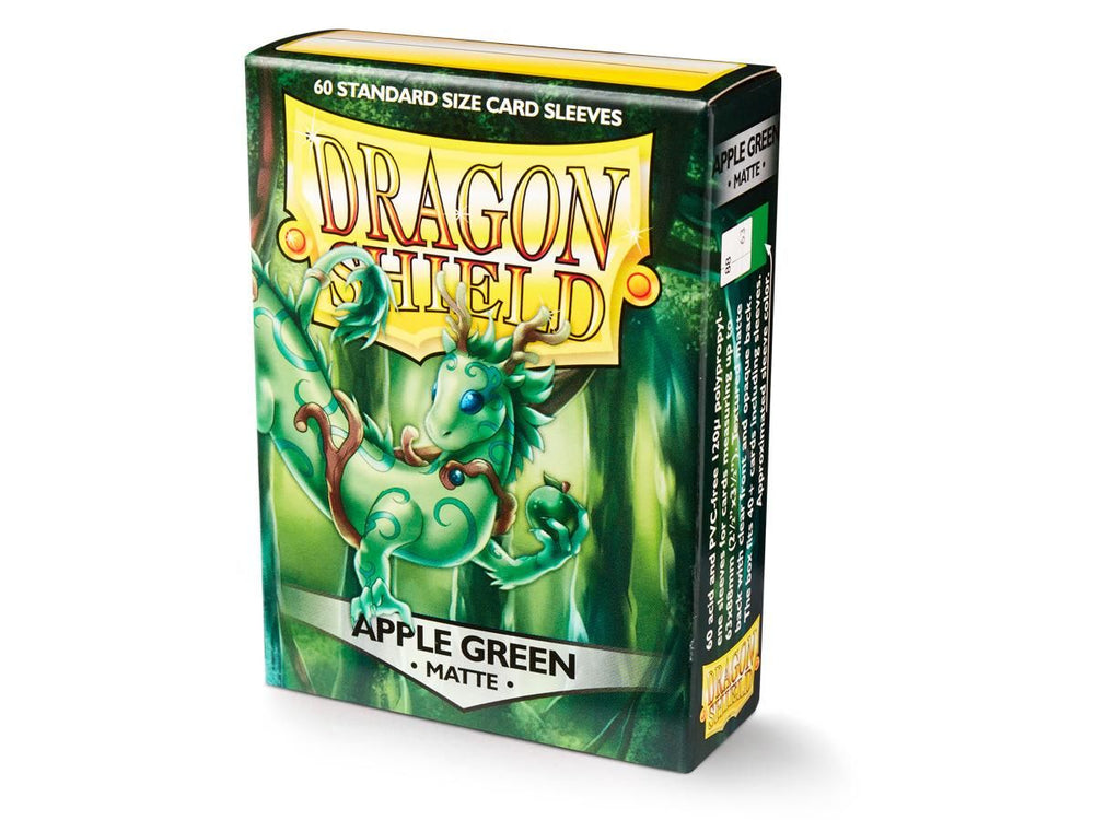 Pop Weasel Image of Sleeves - Dragon Shield - Box 60 - Matte Apple Green - TCG Accessories - Image - Pop Weasel