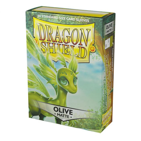 Pop Weasel Image of Sleeves - Dragon Shield - Box 60 - Matte Olive