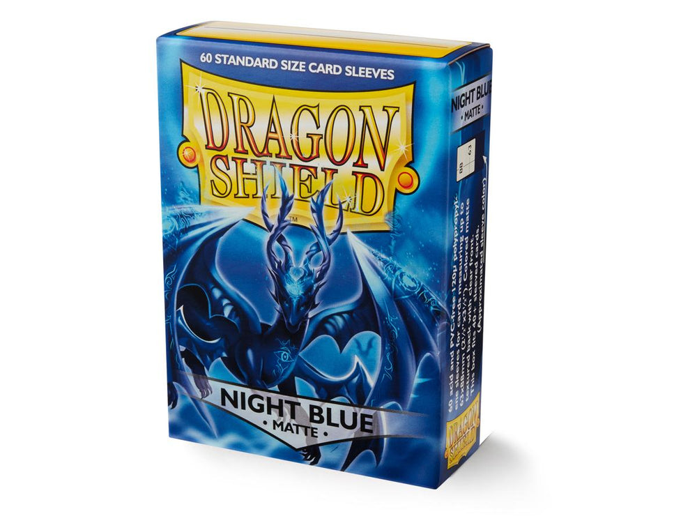 Pop Weasel Image of Sleeves - Dragon Shield - Box 60 - Matte Night Blue - TCG Accessories - Image - Pop Weasel