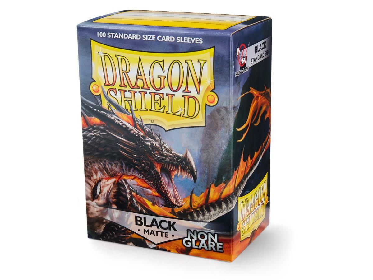 Pop Weasel Image of Sleeves - Dragon Shield - Box 100 - Non Glare - Black