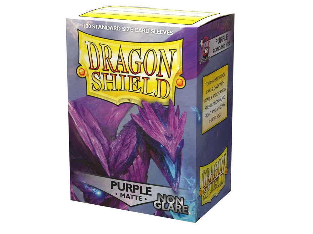 Pop Weasel Image of Sleeves - Dragon Shield - Box 100 - Non Glare - Purple - TCG Accessories - Image - Pop Weasel