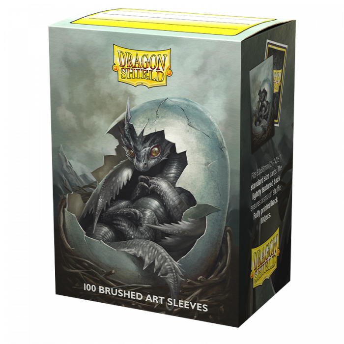 Pop Weasel Image of Sleeves - Dragon Shield - Box 100 - Brushed Art - Baby Dragon Shye