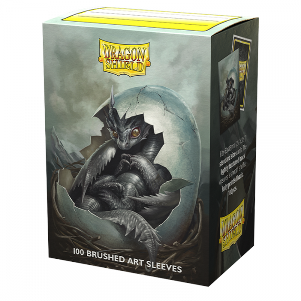 Pop Weasel Image of Sleeves - Dragon Shield - Box 100 - Brushed Art - Baby Dragon Shye