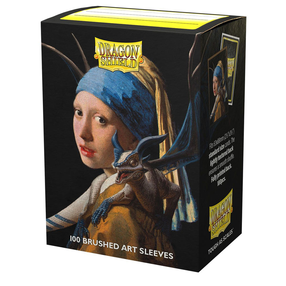 Pop Weasel Image of Sleeves - Dragon Shield - Box 100 - MATTE Art - Girl with a Pearl Earring - TCG Accessories - Image - Pop Weasel