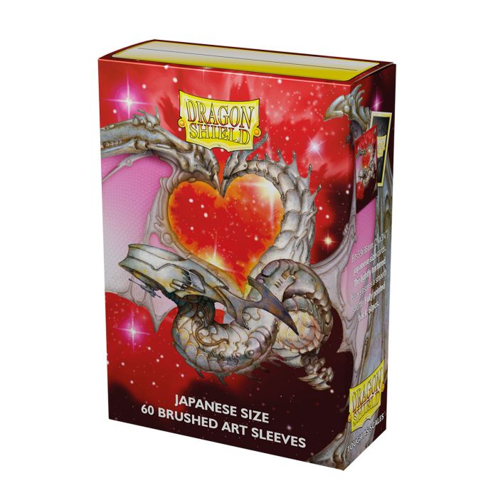 Pop Weasel Image of Sleeves - Dragon Shield Japanese - Box 60 - ART Sleeves - Valentine Dragon 2022 - TCG Accessories - Image - Pop Weasel