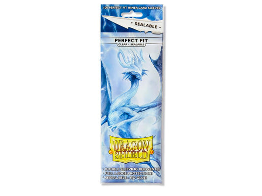 Pop Weasel Image of Sleeves - Dragon Shield - Perfect Fit Sealable - Standard - Clear