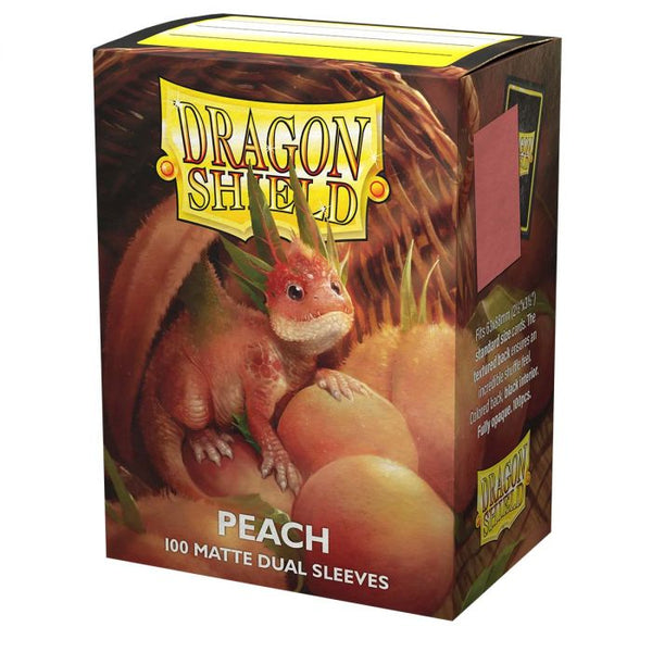 Pop Weasel Image of Sleeves - Dragon Shield - Box 100 - Standard Size Dual Matte Peach Piip