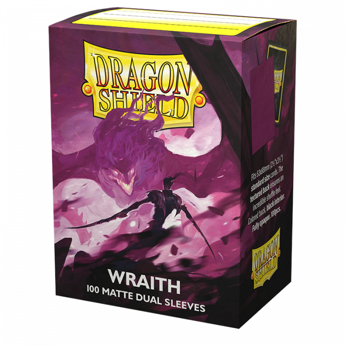 Pop Weasel Image of Sleeves - Dragon Shield - Box 100 - Standard Size Dual Matte Wraith - TCG Accessories - Image - Pop Weasel