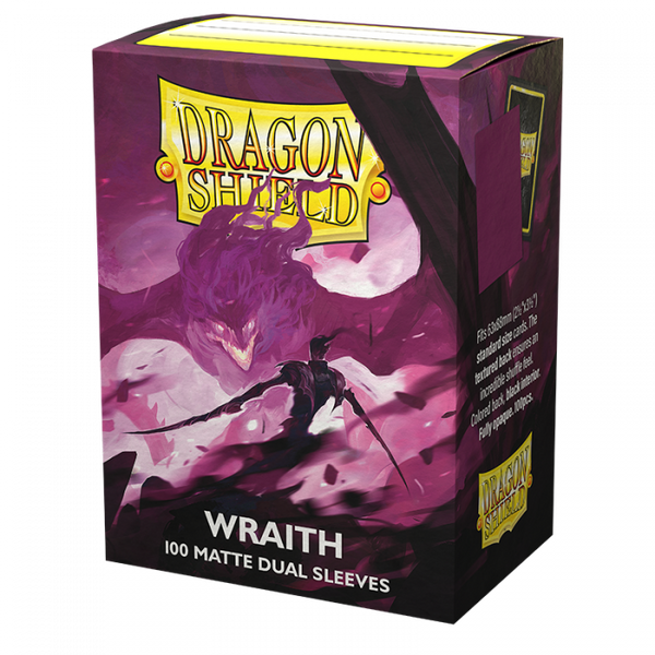 Pop Weasel Image of Sleeves - Dragon Shield - Box 100 - Standard Size Dual Matte Wraith