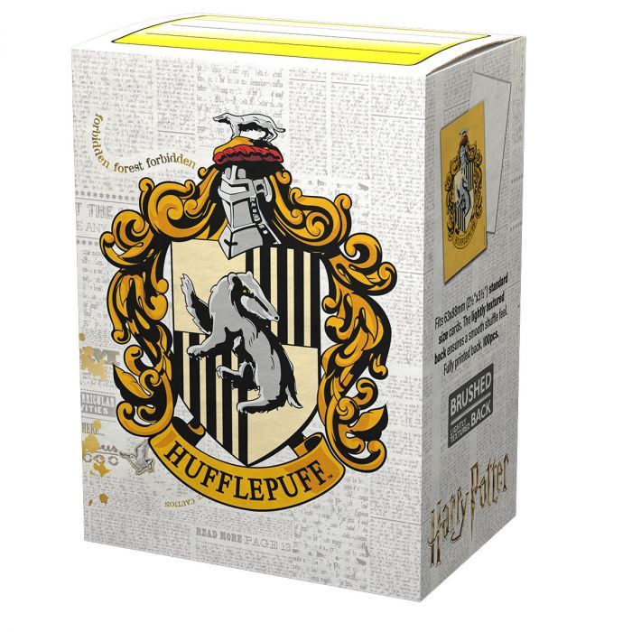 Pop Weasel Image of Sleeves - Dragon Shield - Box 100 - MATTE Art - WizardingWorld Hufflepuff - TCG Accessories - Image - Pop Weasel