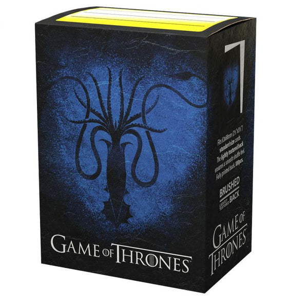 Pop Weasel Image of Sleeves - Dragon Shield - Box 100 - Brushed Art - Game of Thrones House Greyjoy