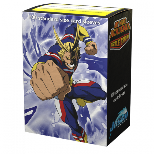 Pop Weasel Image of Sleeves - Dragon Shield - Box 100 - Matte Art - My Hero Academia All Might Punch