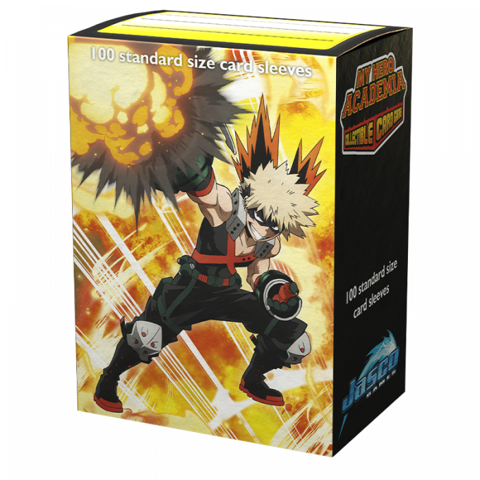 Pop Weasel Image of Sleeves - Dragon Shield - Box 100 - Matte Art - My Hero Academia Bakugo Explode - TCG Accessories - Image - Pop Weasel