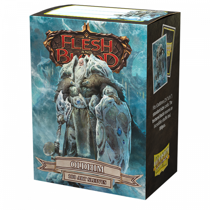 Pop Weasel Image of Sleeves - Dragon Shield - Box 100 - Matte Art - Flesh and Blood Oldhim - TCG Accessories - Image - Pop Weasel