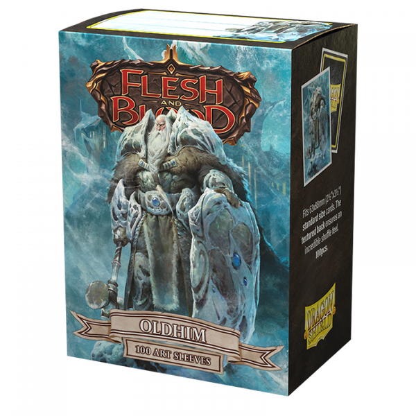 Pop Weasel Image of Sleeves - Dragon Shield - Box 100 - Matte Art - Flesh and Blood Oldhim