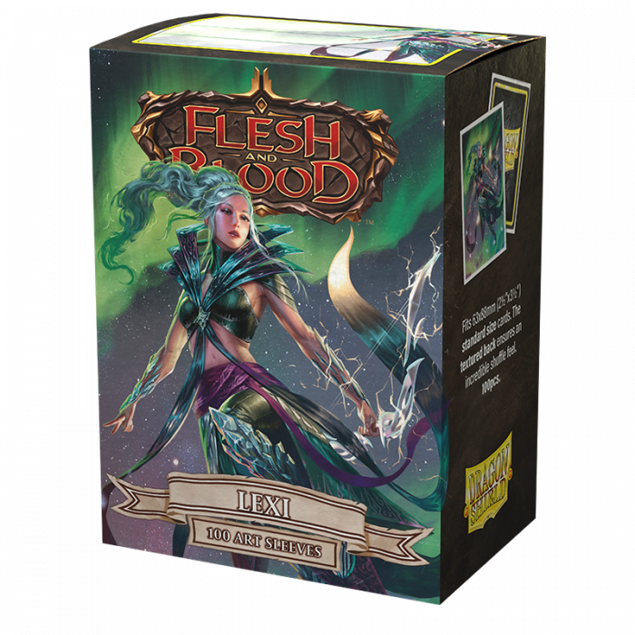 Pop Weasel Image of Sleeves - Dragon Shield - Box 100 - Matte Art - Flesh and Blood Lexi - TCG Accessories - Image - Pop Weasel