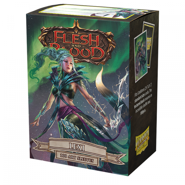 Pop Weasel Image of Sleeves - Dragon Shield - Box 100 - Matte Art - Flesh and Blood Lexi