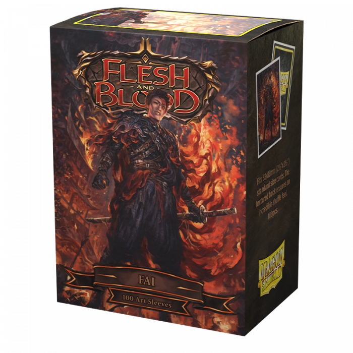 Pop Weasel Image of Sleeves - Dragon Shield - Box 100 - Matte Art - Flesh and Blood Uprising Fai