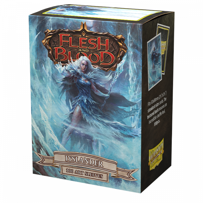 Pop Weasel Image of Sleeves - Dragon Shield - Box 100 - Matte Art - Flesh and Blood Uprising Iyslander - TCG Accessories - Image - Pop Weasel