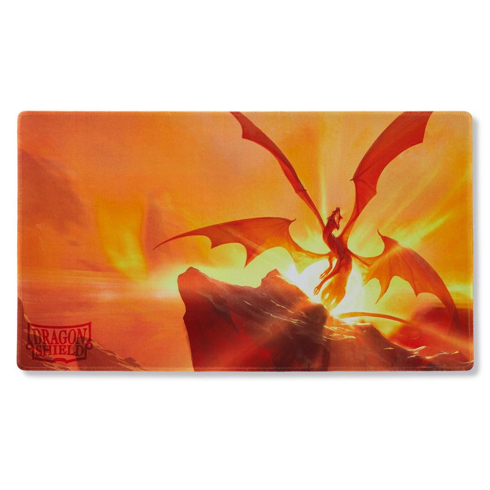 Pop Weasel Image of Playmat - Dragon Shield - Case and Coin - Yellow Elicaphaz - TCG Accessories - Image - Pop Weasel