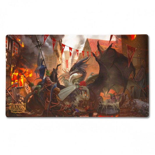 Pop Weasel Image of Playmat - Dragon Shield - Valentine Dragons 2021