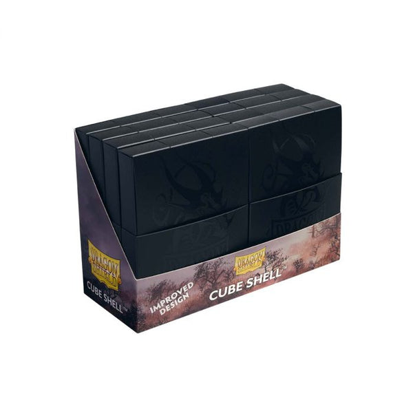 Pop Weasel Image of Deck Box - Dragon Shield - Cube Shell - Shadow Black