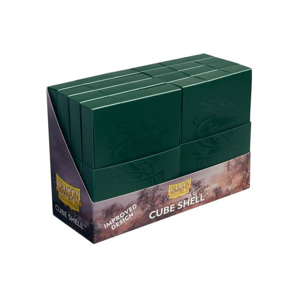 Pop Weasel Image of Deck Box - Dragon Shield - Cube Shell - Forest Green